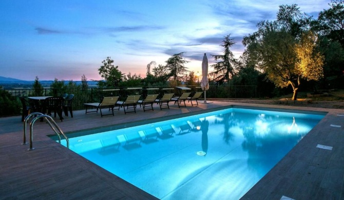 Panoramic view Villa in Tuscany with Private Swimming Pool