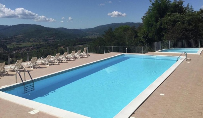 Elegant holiday home in a Citerna with swimming pool